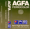 Compact Cassette AGFA Ferrocolor 60+6 Type I Normal 1979 Europe