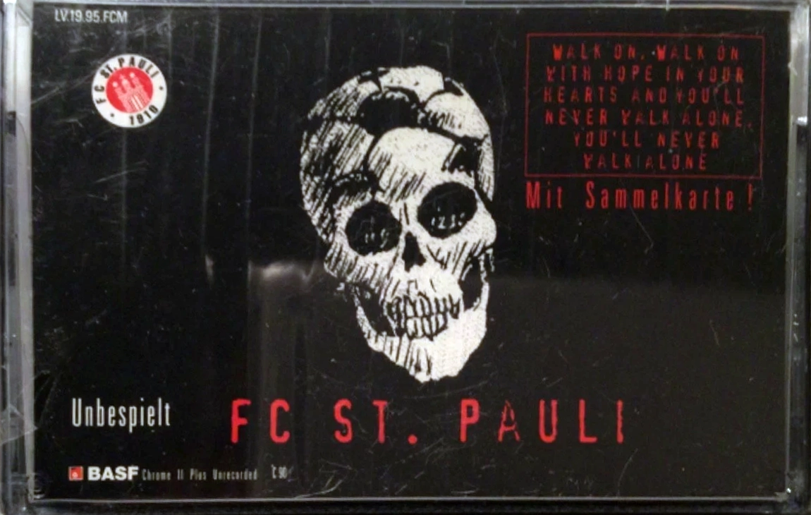 Compact Cassette BASF Chrome II Plus 90 "FC St. Pauli 1910" Type II Chrome Germany