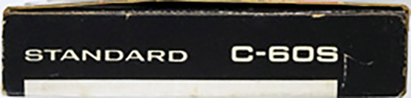 Compact Cassette Standard 60 Demonstration Tape 1969 Japan