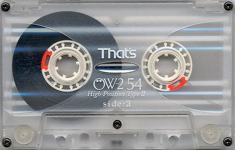 Compact Cassette Thats OW-2 54 Type II Chrome 1990 Japan