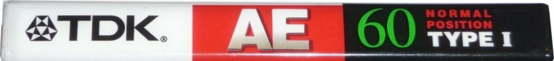 Compact Cassette TDK AE 60 "AE-60F" Type I Normal 1998 Japan