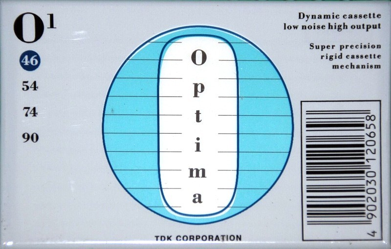Compact Cassette TDK Optima 46 "O1" Type I Normal 1997 Europe