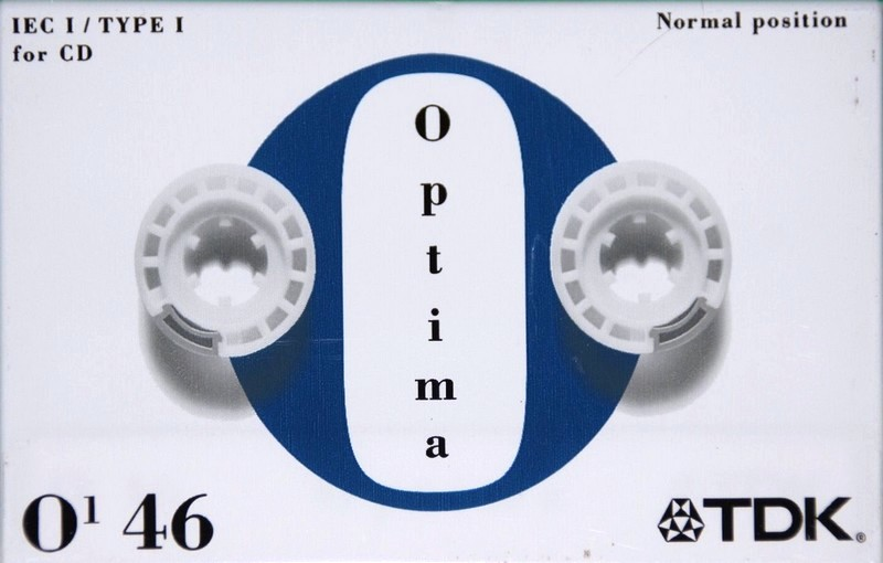 Compact Cassette TDK Optima 46 "O1" Type I Normal 1997 Europe