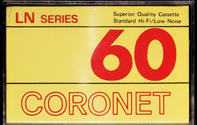 Compact Cassette Coronet 60 Type I Normal Hong Kong