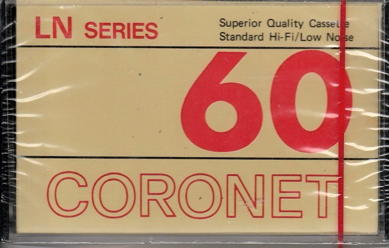 Compact Cassette Coronet 60 Type I Normal Hong Kong