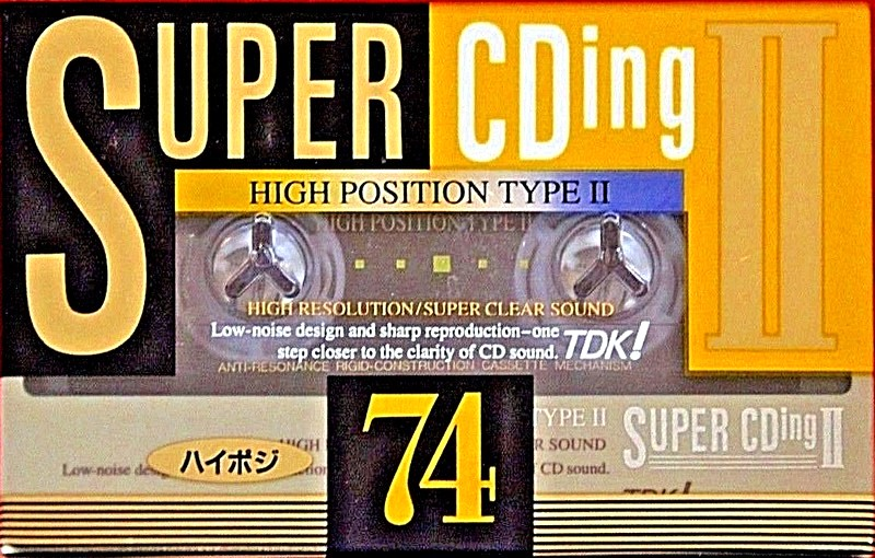 Compact Cassette: TDK  - Super CDing II 74