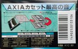 Compact Cassette AXIA K1 90 "K1C 90" Type I Normal 1997 Japan