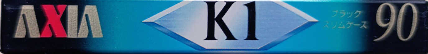 Compact Cassette AXIA K1 90 "K1C 90" Type I Normal 1997 Japan