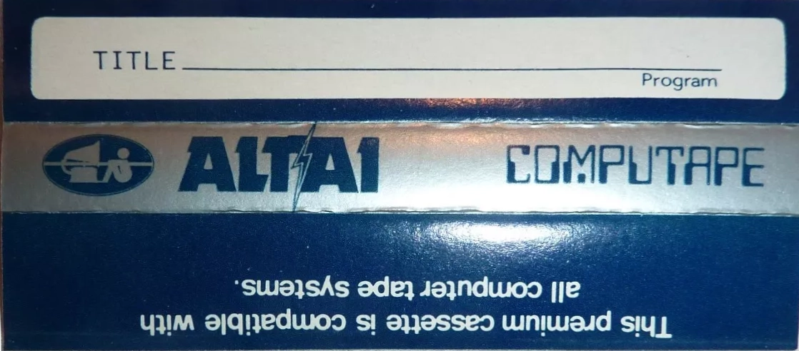 Compact Cassette Altai 15 "Computape" Computer Cassette China