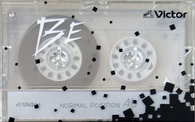 Compact Cassette Victor BE 46 "BE46GY" Type I Normal 1987 Japan