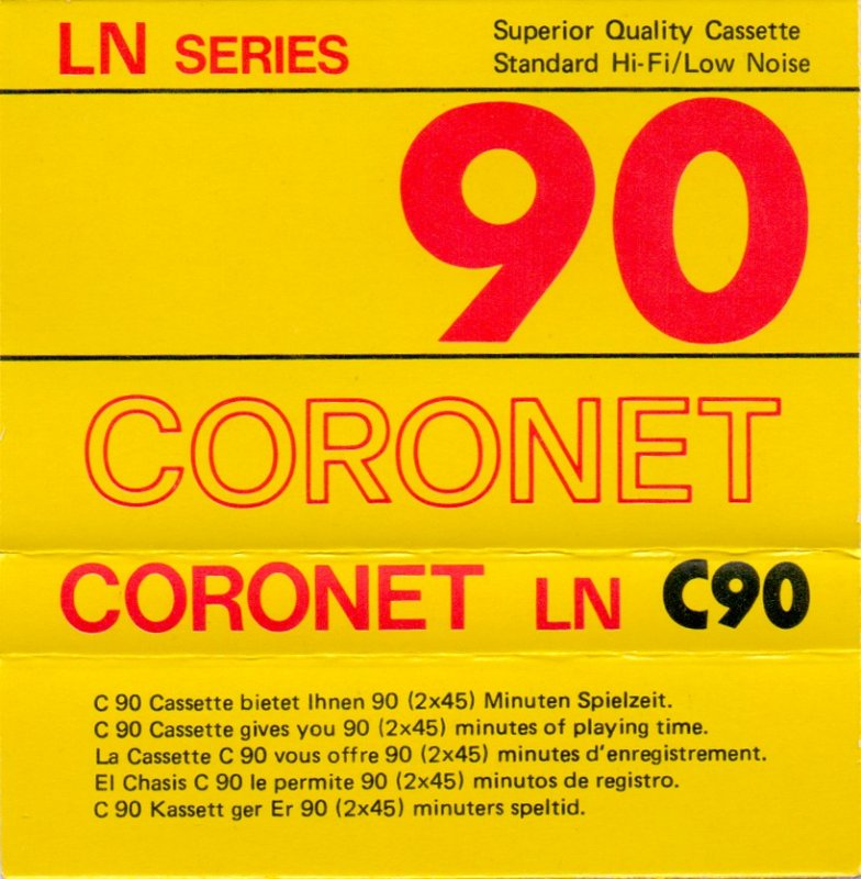 Compact Cassette:  Coronet -  90