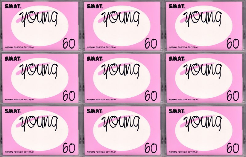 Compact Cassette: Sunkyong Magnetic Limited (SKM) Smat - Young 60