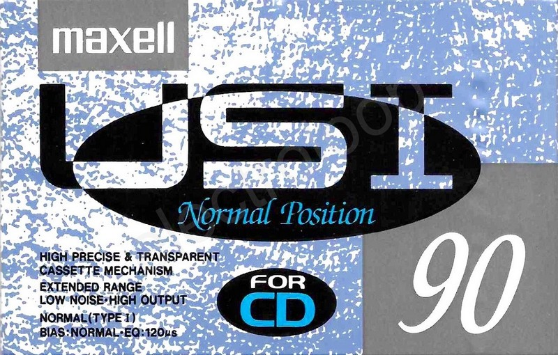 Compact Cassette Maxell US 90 "USI 90" Type I Normal 1990 Japan
