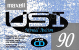 Compact Cassette Maxell US 90 "USI 90" Type I Normal 1990 Japan