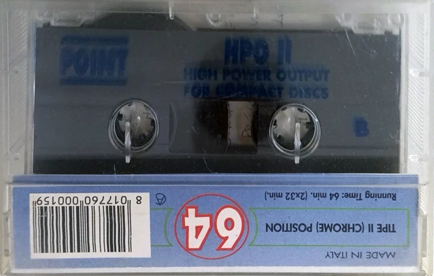 Compact Cassette Point HPO II 64 Type II Chrome Europe