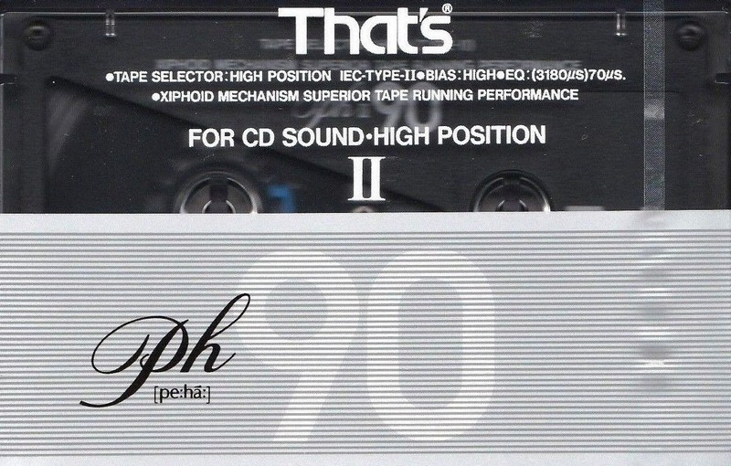 Compact Cassette: Taiyo Yuden Thats - PH-II 90