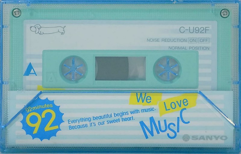 Compact Cassette:  Sanyo - We Love Music 92