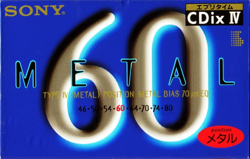 Compact Cassette: Sony  - CDit IV 60