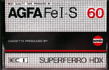 Compact Cassette Sonic 60 "AGFA Fe-I S Superior HDX" Type I Normal 1986 Germany