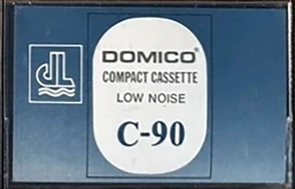 Compact Cassette Domico 90 Type I Normal Hong Kong
