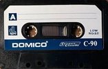 Compact Cassette Domico 90 Type I Normal Hong Kong