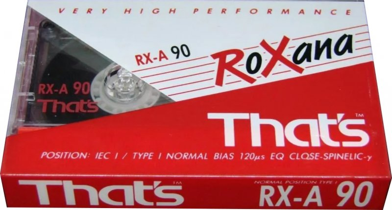 Compact Cassette Thats RX-A Roxana 90 Type I Normal 1993 Europe