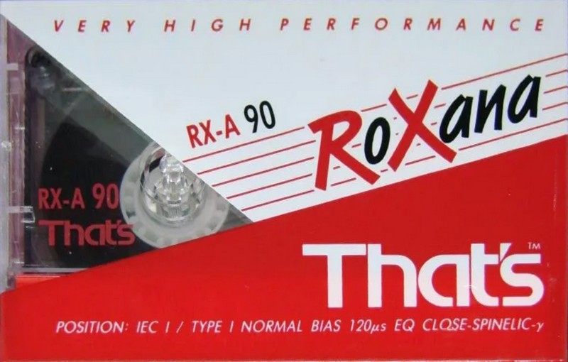 Compact Cassette Thats RX-A Roxana 90 Type I Normal 1993 Europe