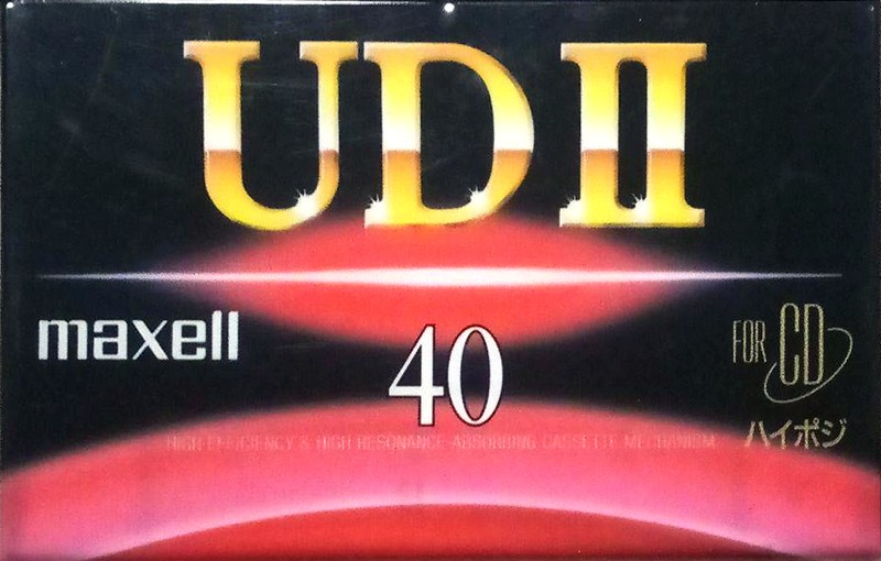 Compact Cassette Maxell UDII / UD2 40 "UD2-40G" Type II Chrome 1994 Japan