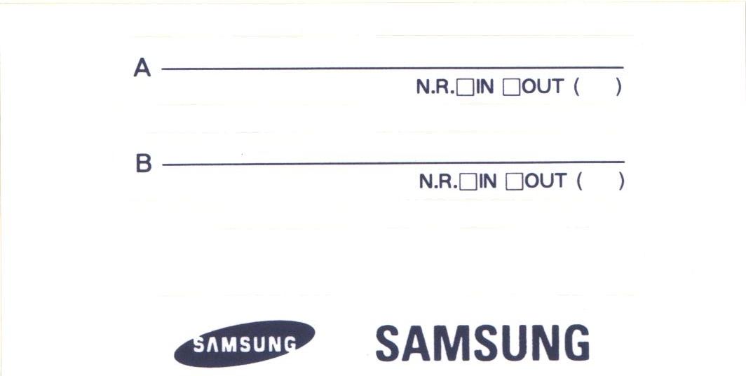 Compact Cassette Samsung SQC 90 Type I Normal 1996 North America