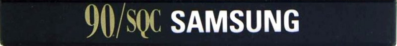 Compact Cassette Samsung SQC 90 Type I Normal 1996 North America