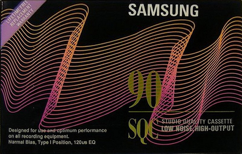 Compact Cassette:  Samsung - SQC 90