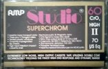 Compact Cassette AMP Studio 60 Type II Chrome 1981 USA