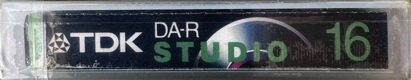 Digital Audio Tape TDK DA-R Studio 16 "DA-R16STEA" Type IV Metal 1992 Europe