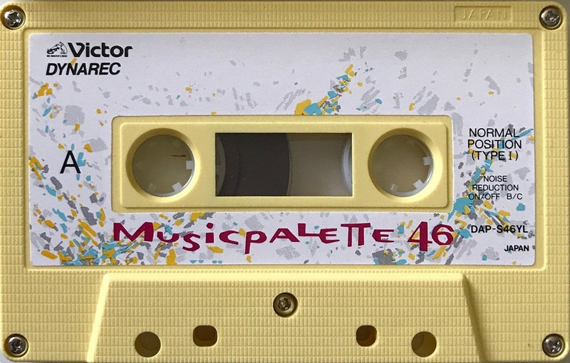 Compact Cassette Victor Musicpalette 46 "DAP-S46YL" Type I Normal 1985 Japan