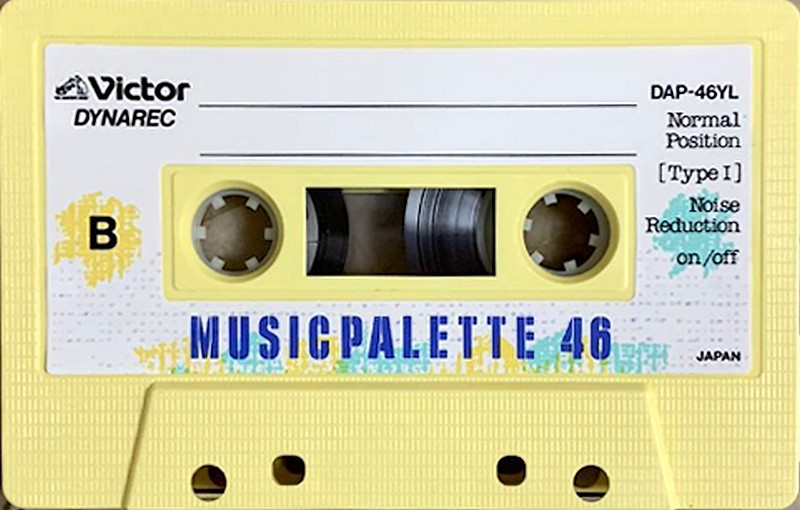 Compact Cassette Victor Musicpalette 46 "DAP-S46YL" Type I Normal 1985 Japan