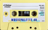 Compact Cassette Victor Musicpalette 46 "DAP-S46YL" Type I Normal 1985 Japan