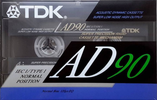 Compact Cassette TDK AD 90 "AD-90ES" Type I Normal 1990 Europe