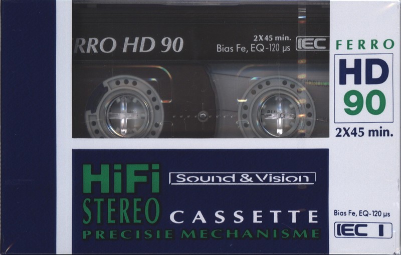 Compact Cassette Sound and Vision HD 90 Type I Normal 1988 Netherlands