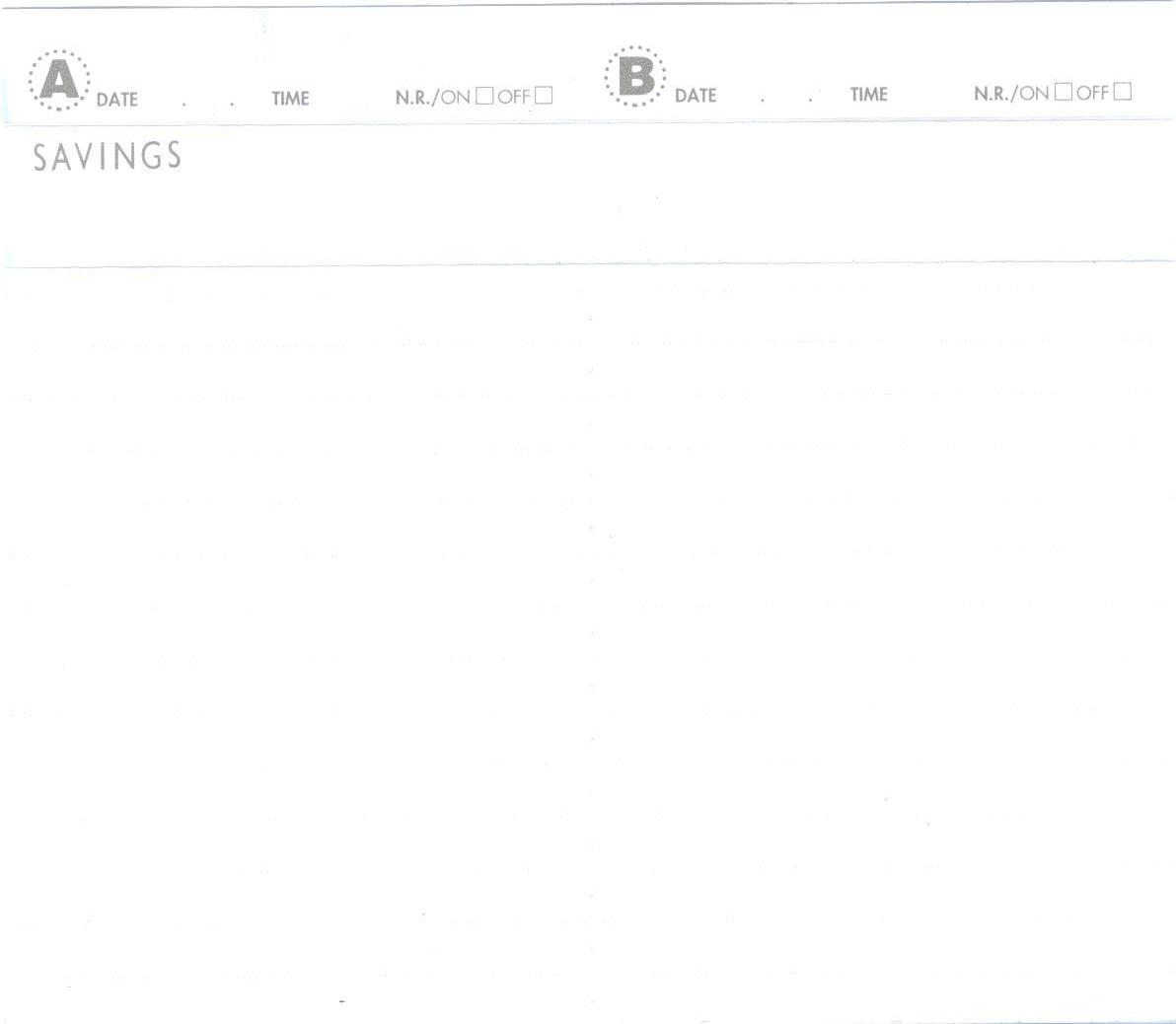 5 pack Daiei Savings 10 "C-10SVN 5P" Type I Normal 1997 Japan