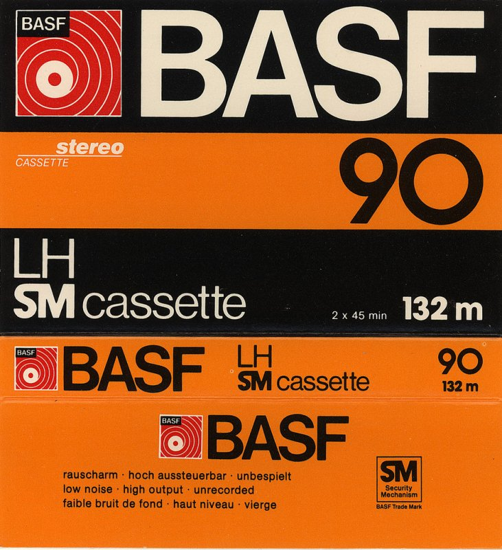 Compact Cassette BASF LH 90 Type I Normal 1978 Greece