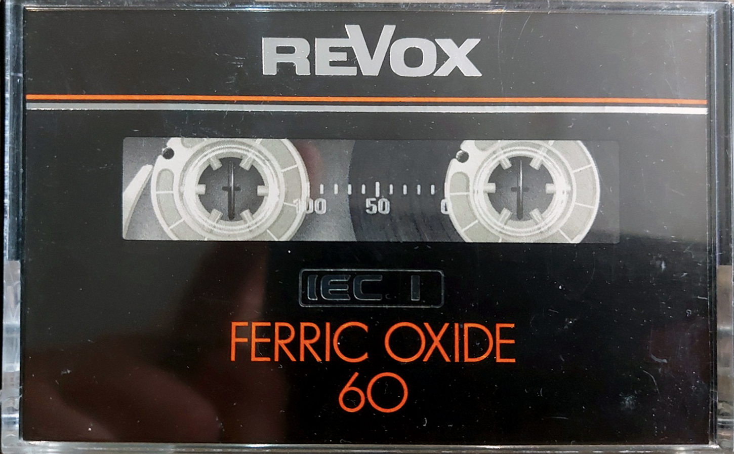 Compact Cassette Revox 60 "Ferric Oxide" Type I Normal 1984 Europe