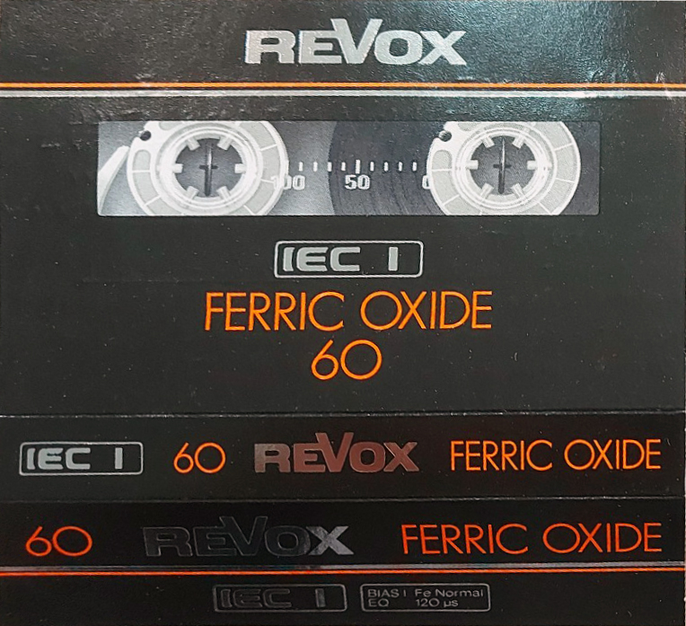 Compact Cassette Revox 60 "Ferric Oxide" Type I Normal 1984 Europe