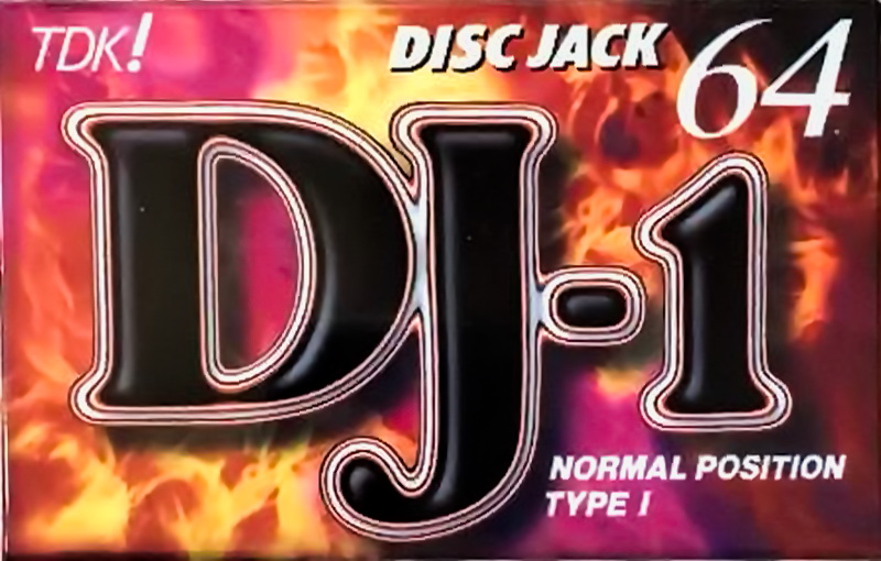 Compact Cassette TDK DJ1 Disc Jack 64 "DJ1-64N" Type I Normal 1996 Japan