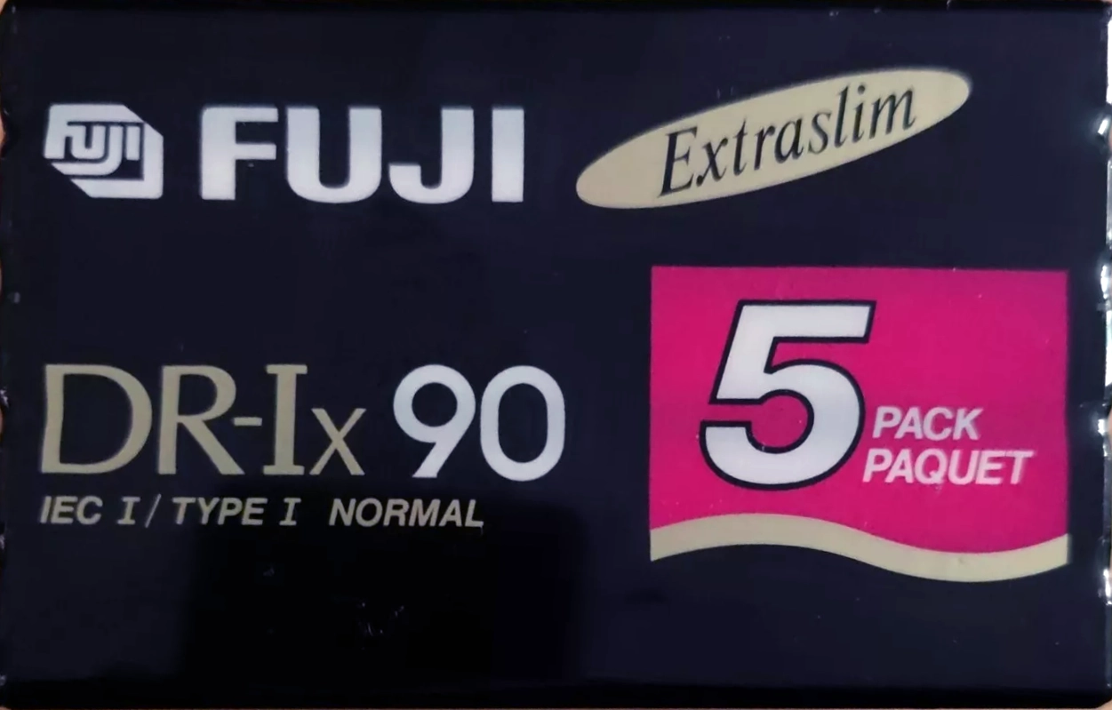 5 pack Fuji DR-Ix 90 Type I Normal 1992 Europe