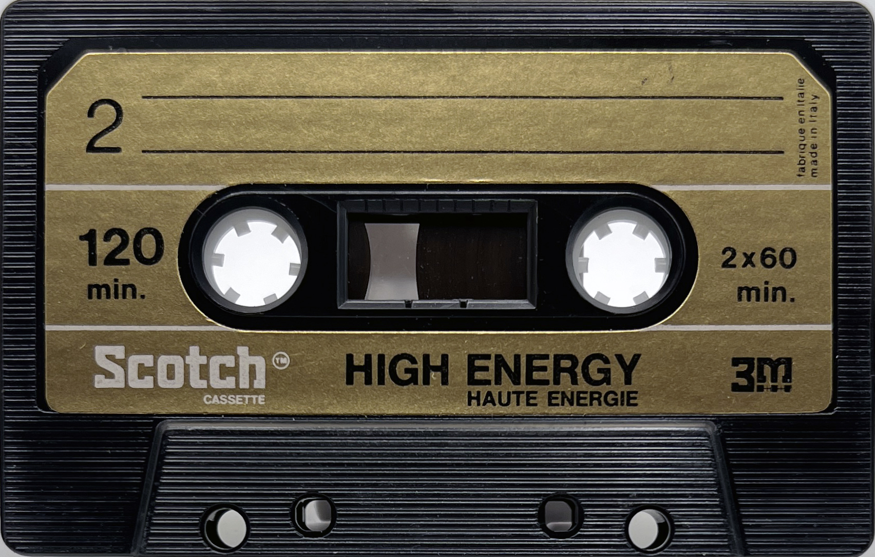 Compact Cassette Scotch High Energy 120 Type I Normal 1975 Europe