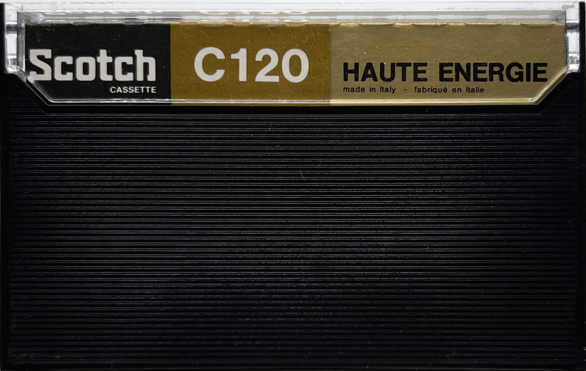 Compact Cassette Scotch High Energy 120 Type I Normal 1975 Europe