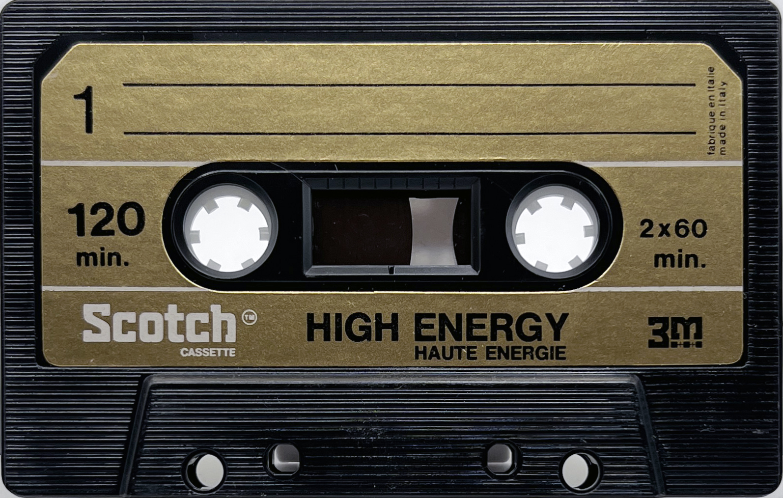 Compact Cassette Scotch High Energy 120 Type I Normal 1975 Europe