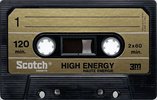 Compact Cassette Scotch High Energy 120 Type I Normal 1975 Europe
