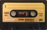 Compact Cassette Scotch High Energy 120 Type I Normal 1975 Europe