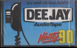 Compact Cassette Dee Jay AS-X 90 Type I Normal 1990 Italy